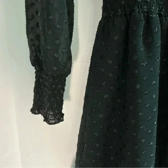 Michael Kors Glitter Polka-Dot Wrap Dress - Picture 5 of 16